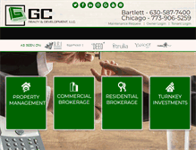 Tablet Screenshot of gcrealtyinc.com